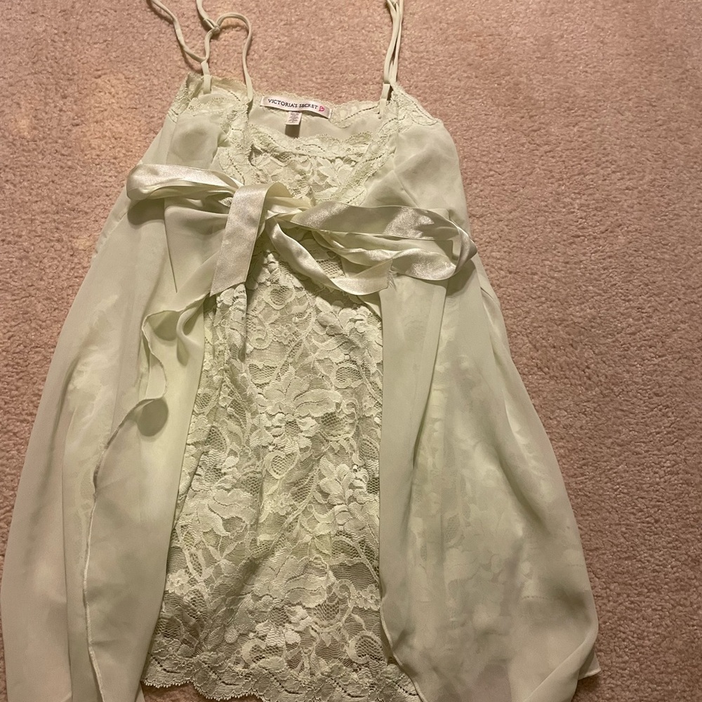 Yellow Vintage VS lingerie top